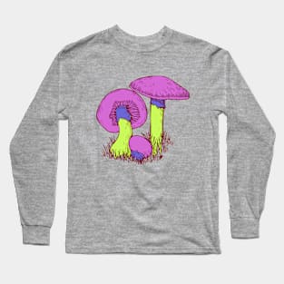 Mushroom Trio Long Sleeve T-Shirt